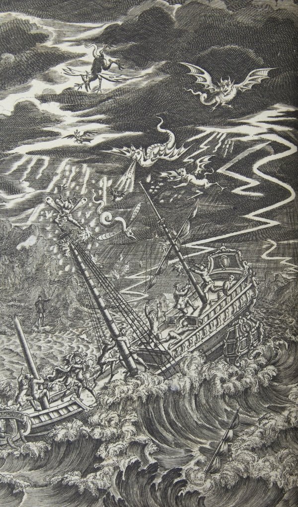 Illustration of The Tempest from William Shakespeare, N. Rowe [edited by], 'The Works of Mr William Shakspear; in six volumes. Adorn’d with cuts. Revis’d and corrected, with an account of the life and writings of the author', London.