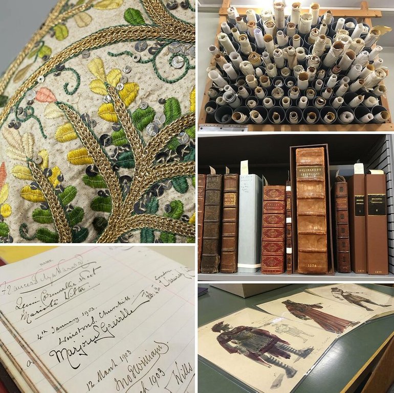 Selection of items from collections