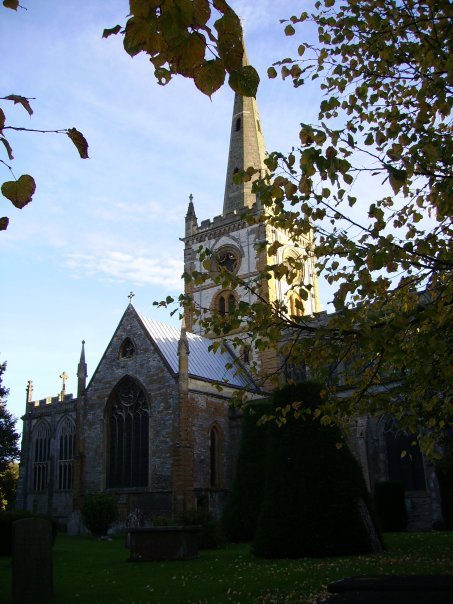 Holy Trinity Church , where William Shakespeare was baptised and buried.