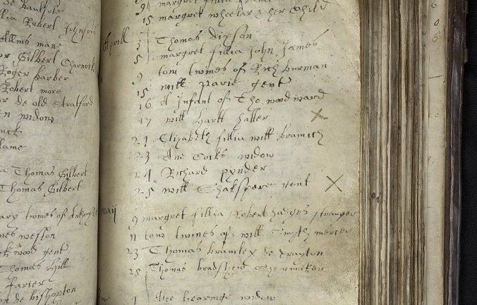 Parish Register, 1558-1653, Holy Trinity Church, Stratford-upon-Avon