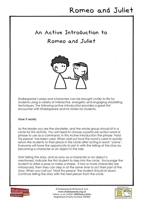 An Active Introduction to Romeo and Juliet