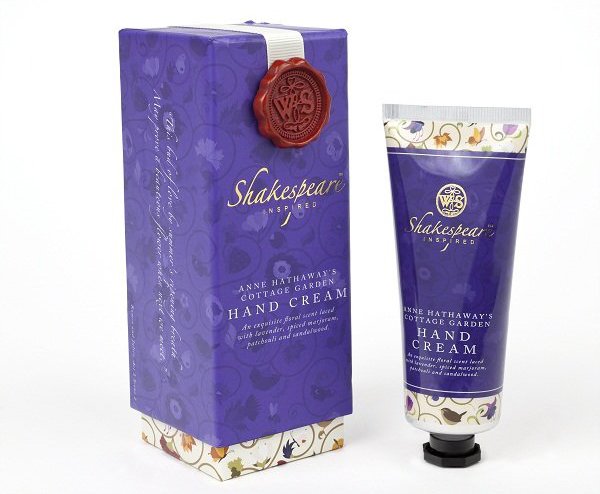 Anne Hathaway toiletries: hand cream, 2017