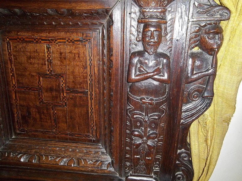 Hathaway Bed headboard detail