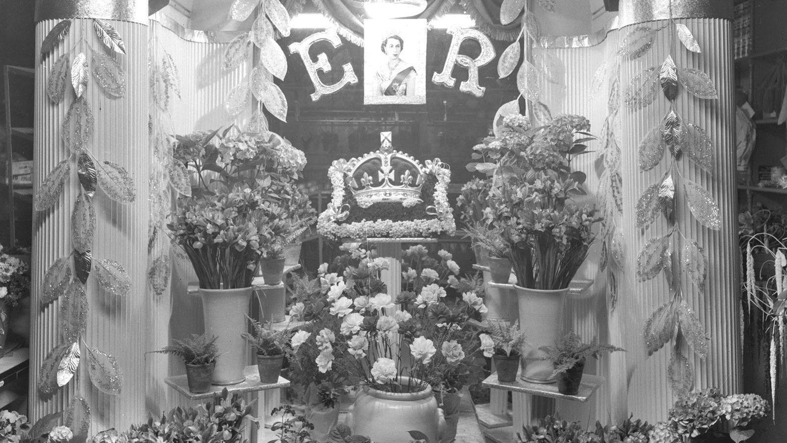 Elizabeth II Coronation Windows Display