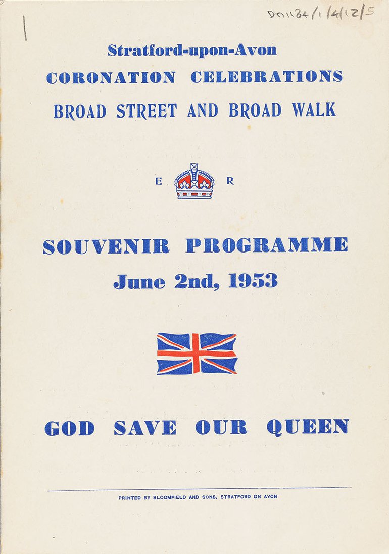 A programme produced for the first visit of The Queen and Prince Philip to the town in 1957.