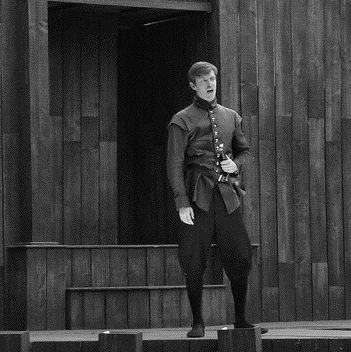 Malcolm is shown wearing  a military uniform (probably nineteenth or early twentieth century).