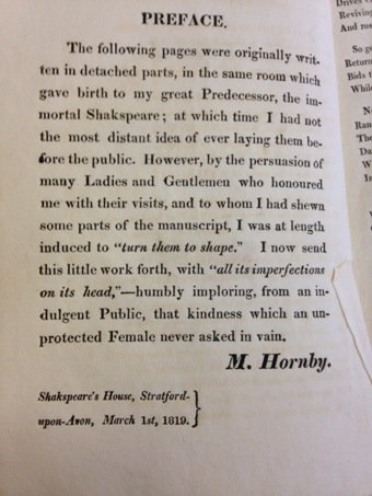 mary hornby preface