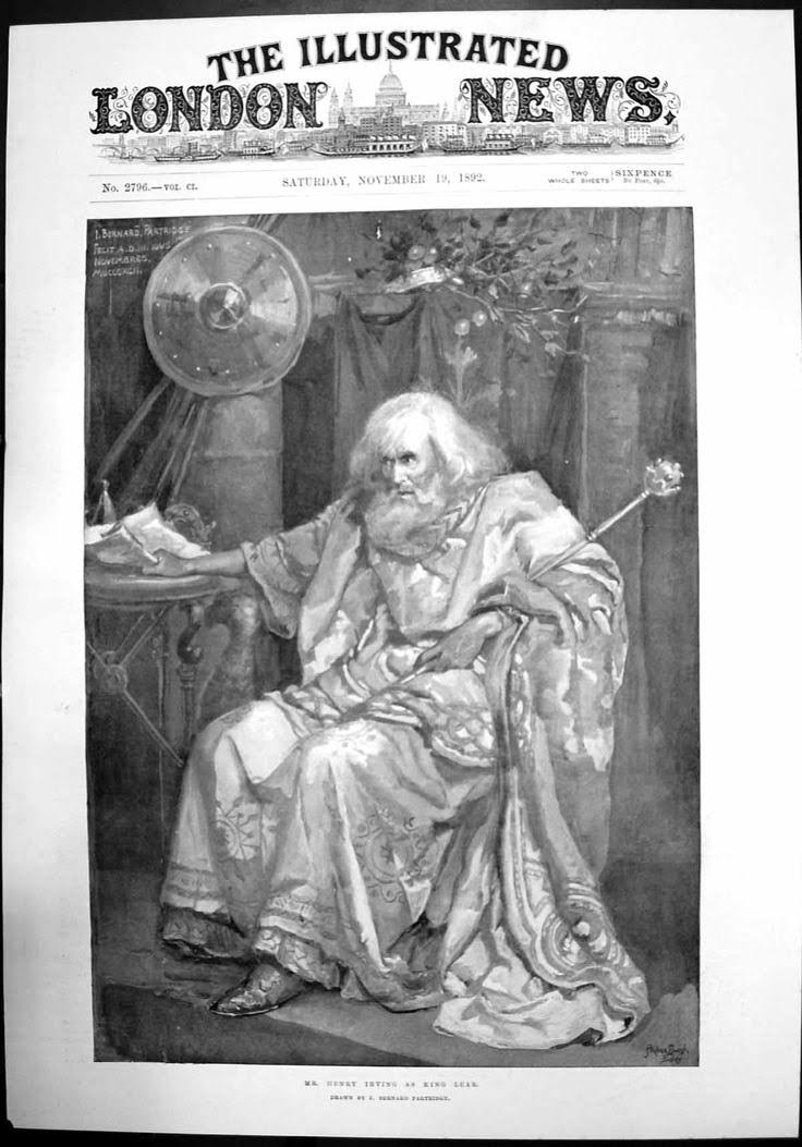 Irving as Lear