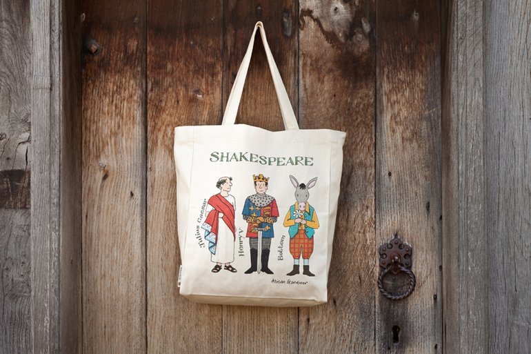 Alison Gardiner Shakespeare Characters Tote Bag