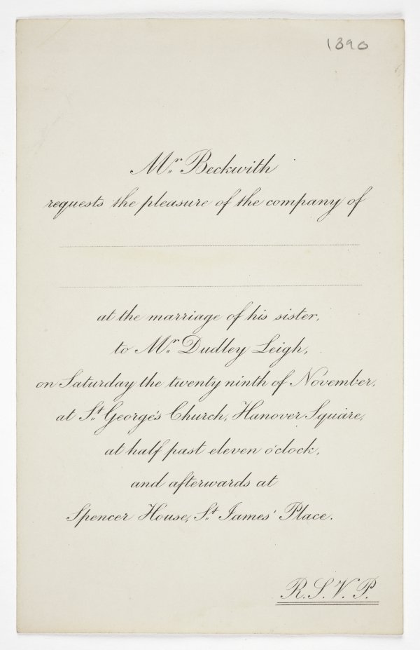 invitation DR18/26/5/98