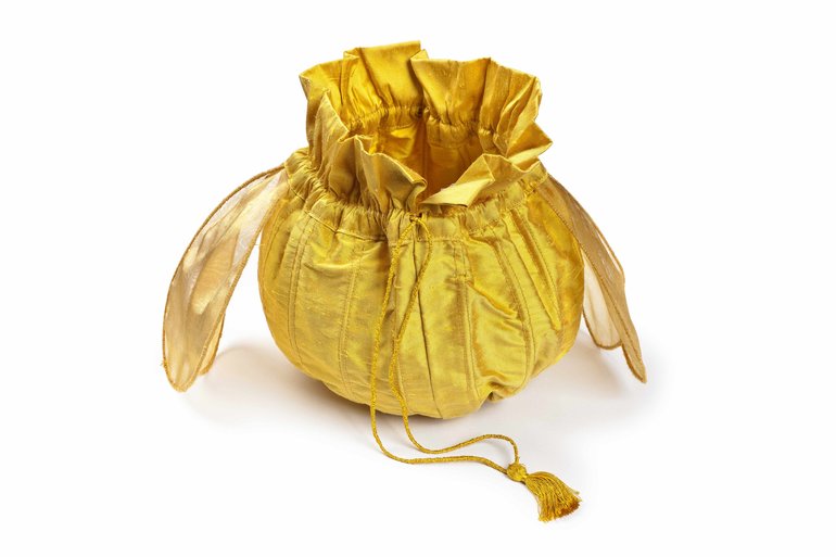 'A Bag for Mustard Seed' created by artist Ann Rogers