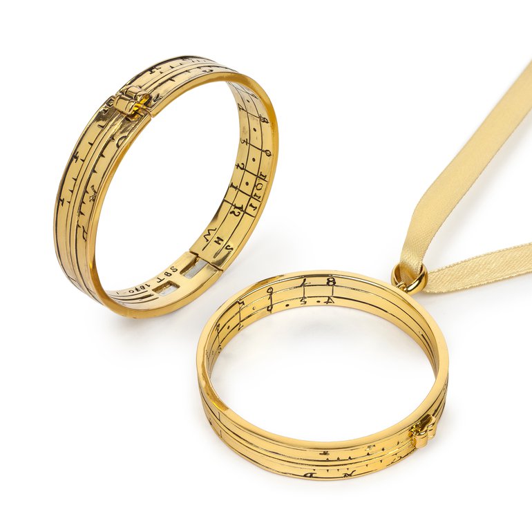 Pocket Dial Bangle and Pendant