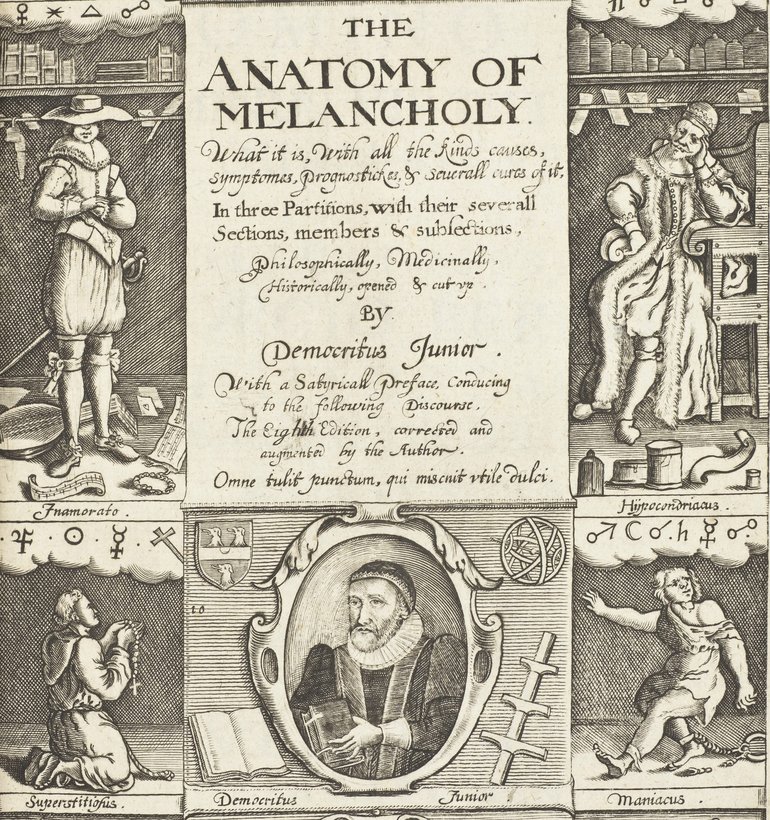 Illustration from The Anatomy of Melancholy, 1676