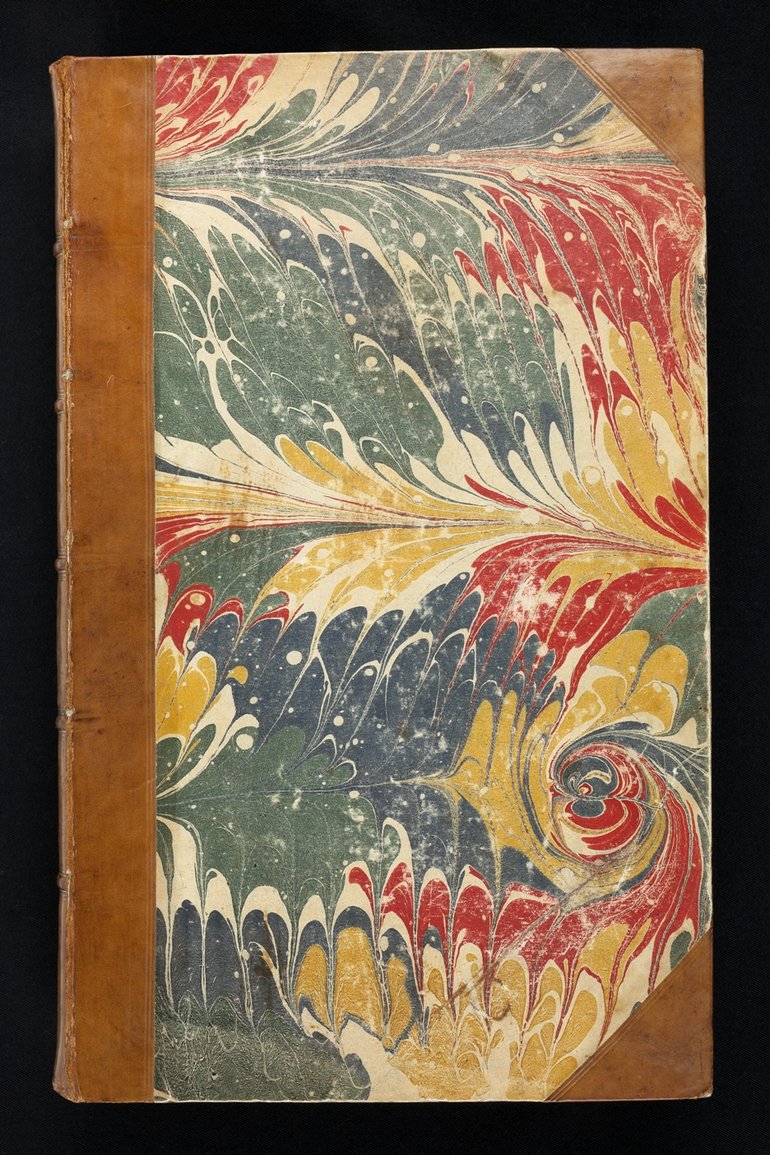 Upper board binding of the Wheler Folio