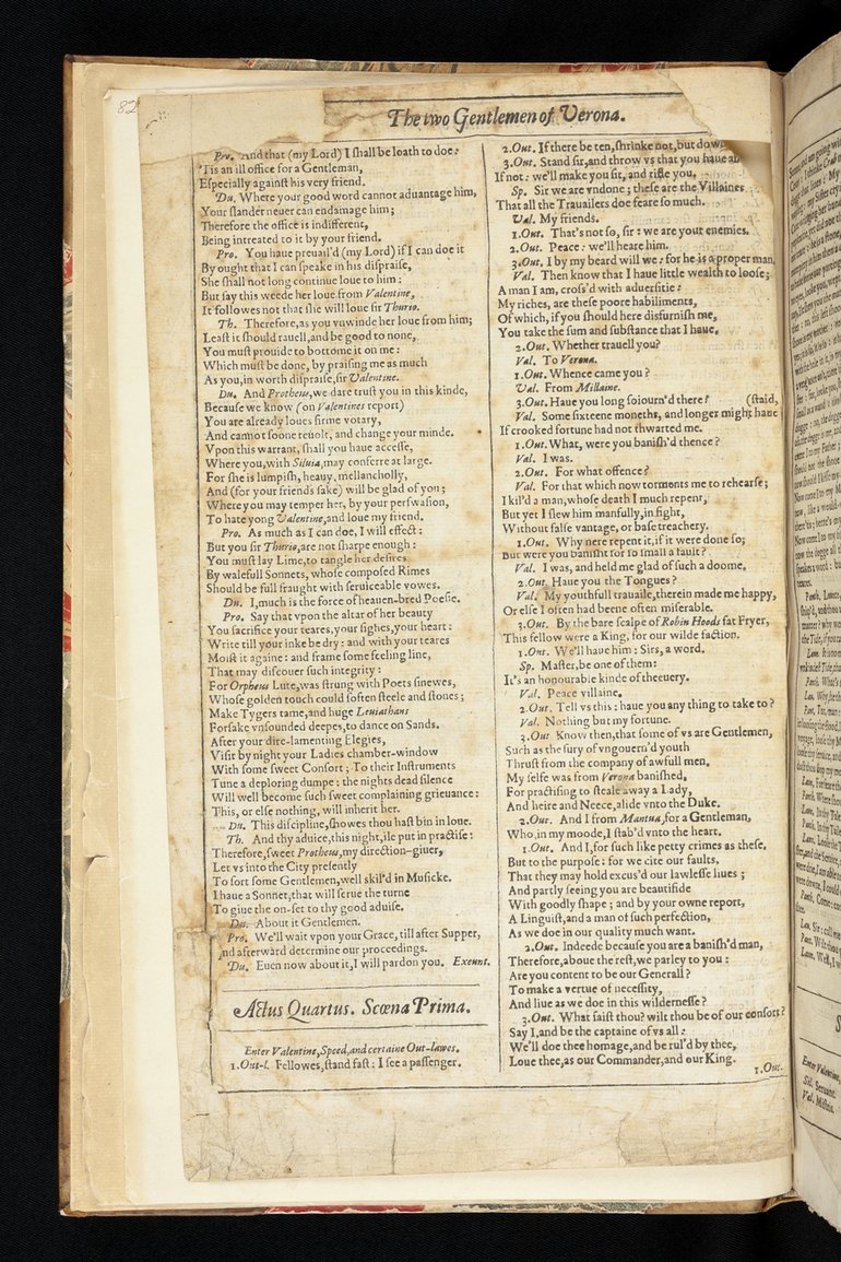 A page from the Wheler Folio