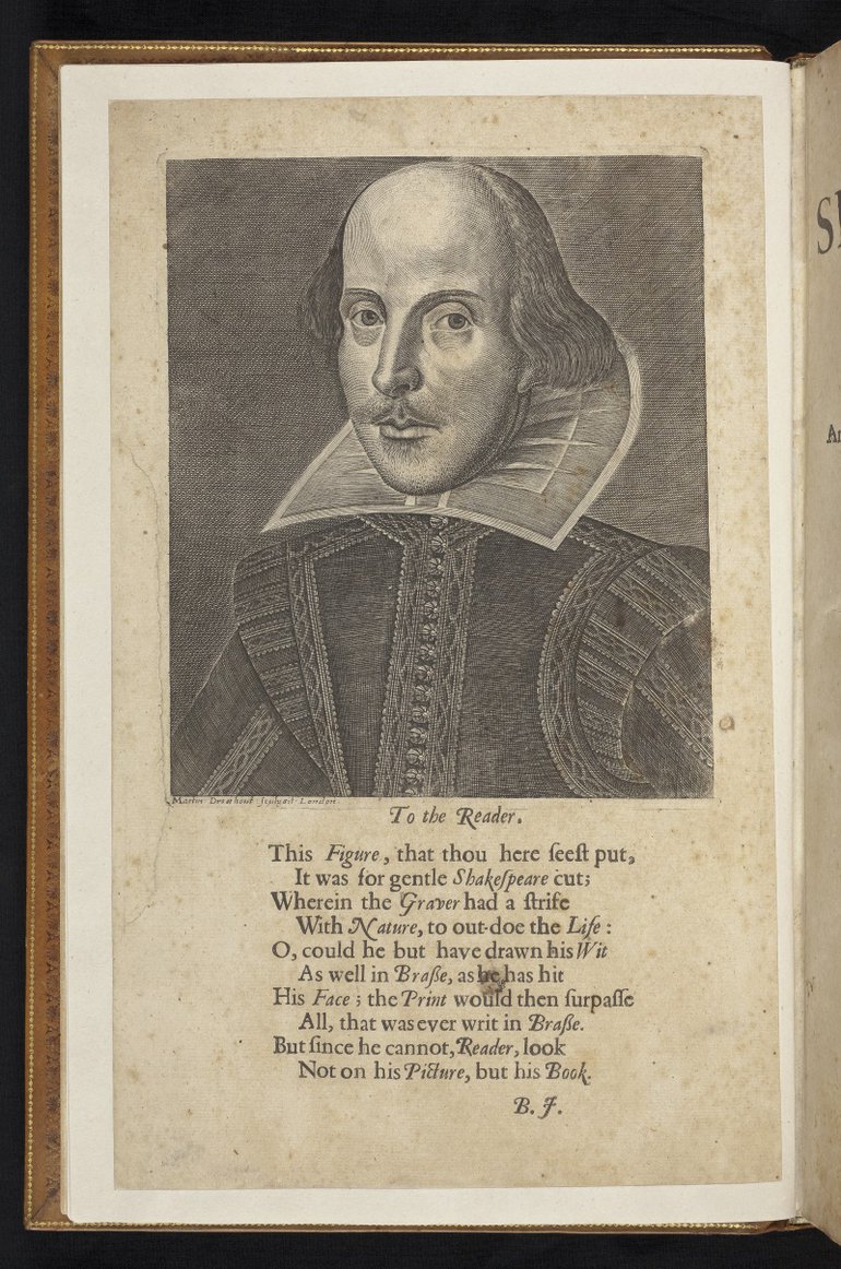 Third Folio Shakespeare portrait