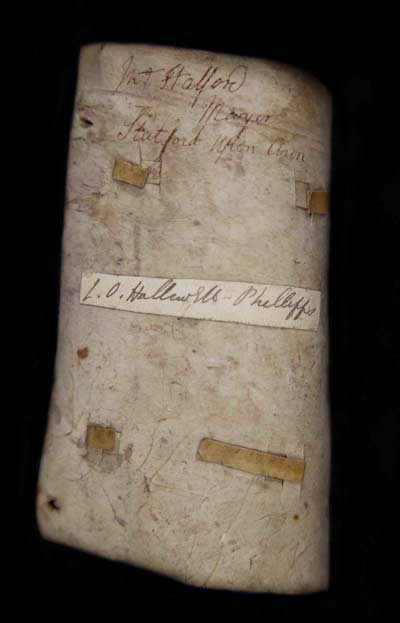 The Hair of the Head of Shakespeare: Halliwell-Phillipps detail