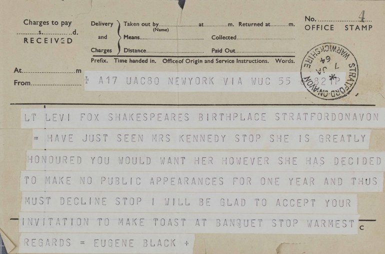 Shakespeare and the White House