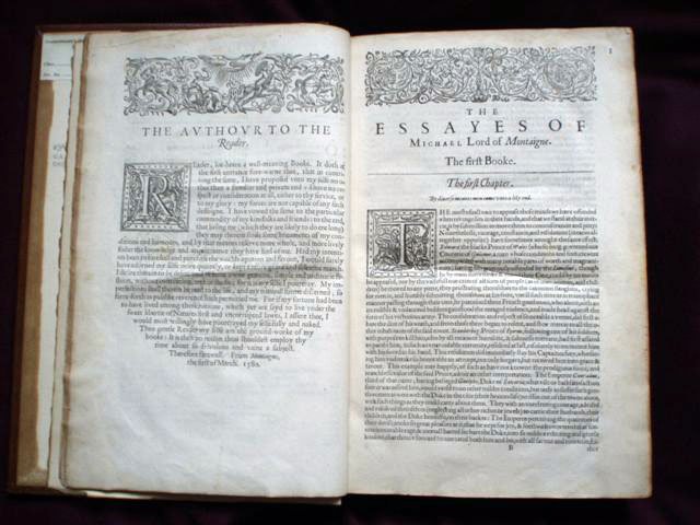 the essayes of lord montaigne