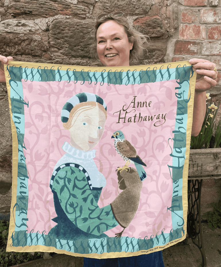 Anne Hathaway retail range final scarf design