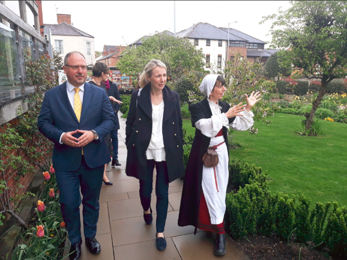 The Polish Ambassador and party at Shakespeare's Birthplace